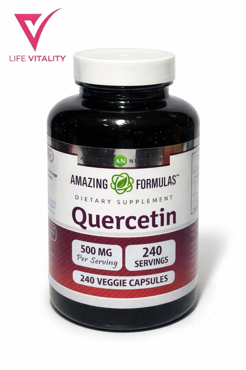 Quercetin 500mg – 240 Capsules (2 Pack) | Antioxidant & Immune Support